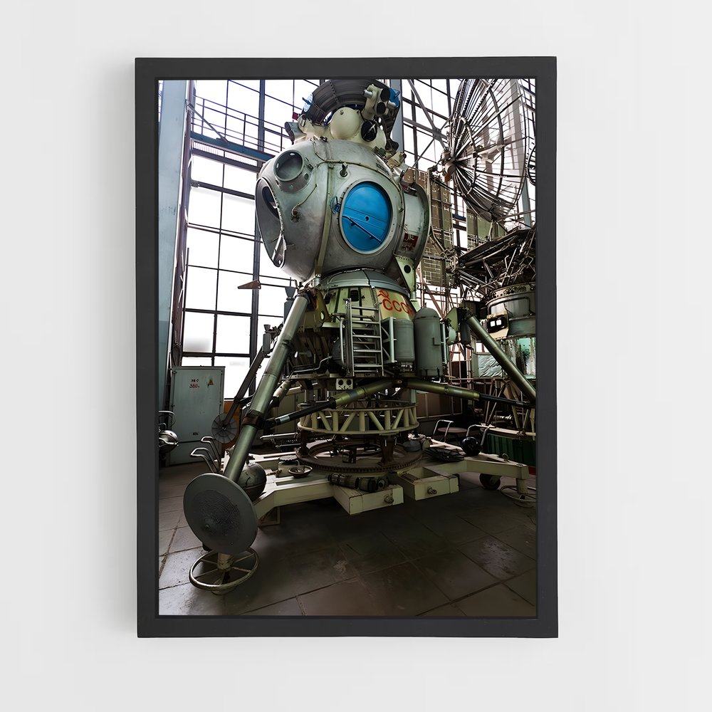 Poster La Machine de L'Espace – affiche Espace rétro (vue 2)